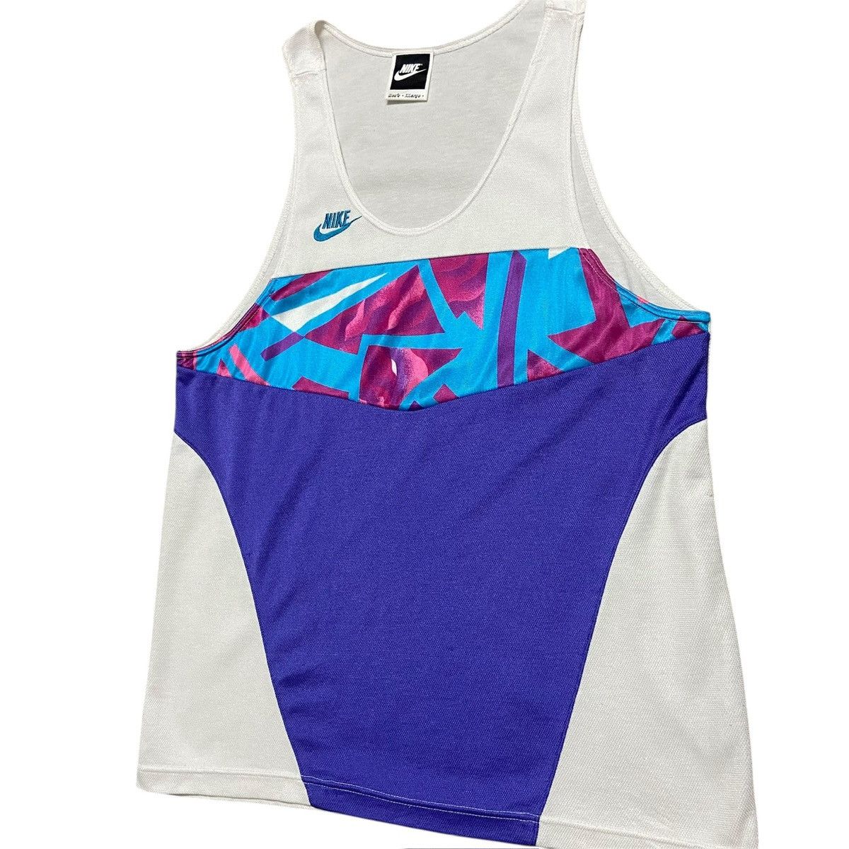 Nike × Vintage Vintage 90s Nike Tank Top Size US XL / EU 56 / 4 - 2 Thumbnail