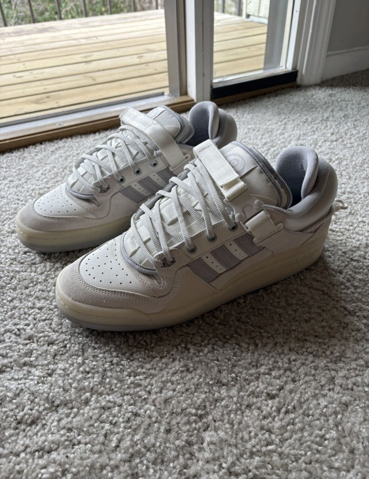 Adidas Bad Bunny Adidas Forum Buckle Low US Men’s Size 12.5 Size US 12.5 / EU 45-46 - 5 Thumbnail