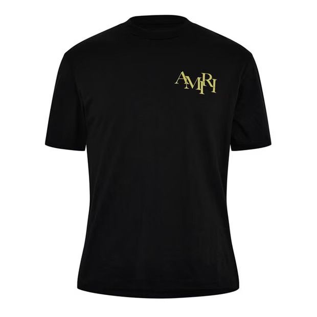 image of Amiri O1G2R1Mq0324 T-Shirt In Black, Men's (Size Small)