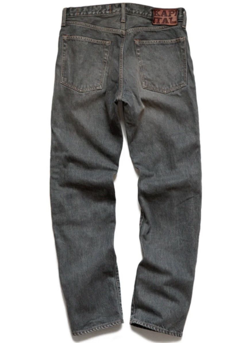 Kapital Kapital 14oz Black Denim 5P Monkey Cisco (Studs Remake) Size US 38 / EU 54 - 2 Thumbnail