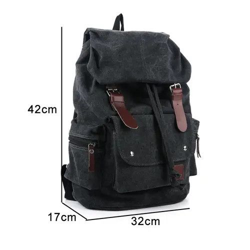 Japanese Brand Canvas Travel Backpack Size ONE SIZE - 2 Thumbnail