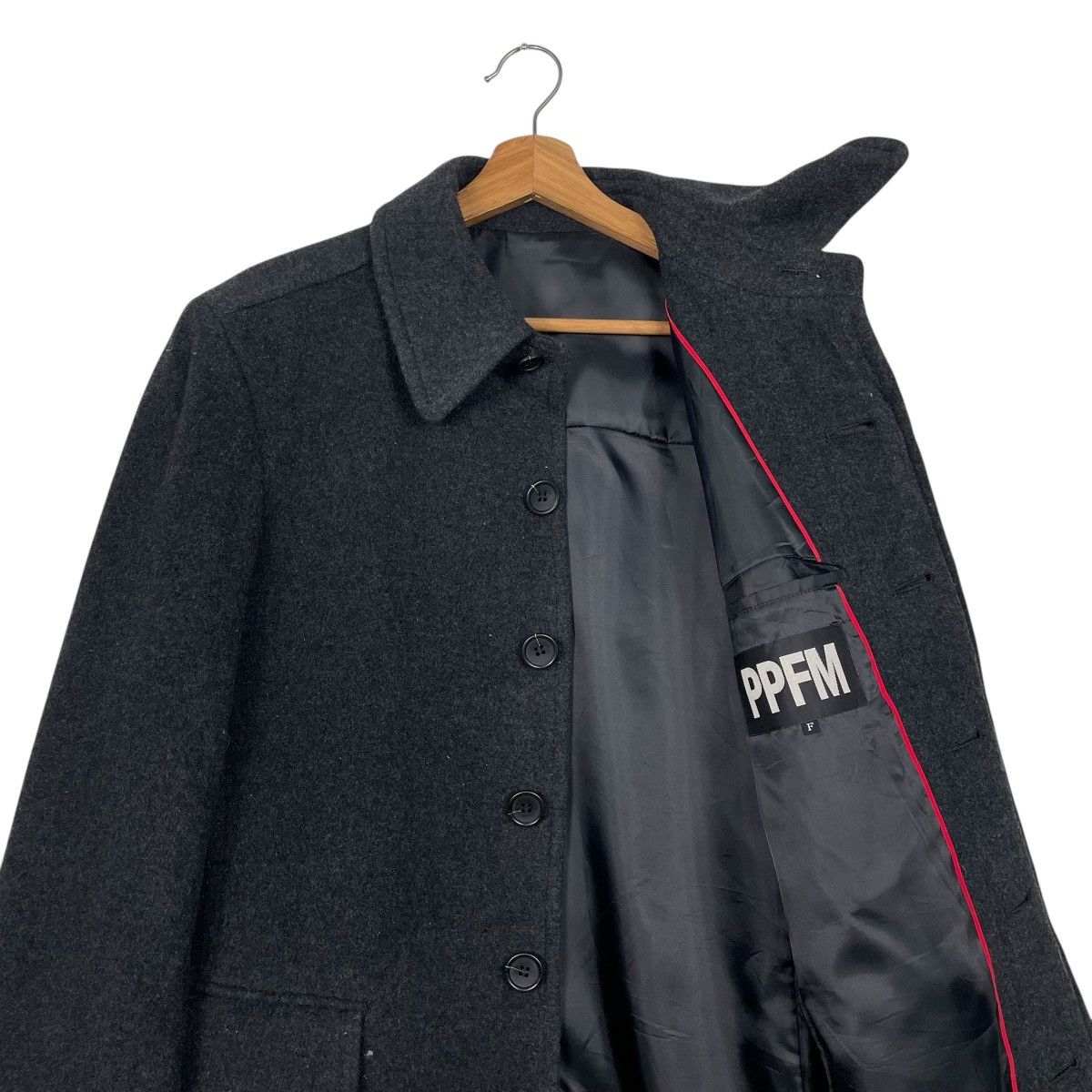 PPFM PPFM Black Wool Coat Size US M / EU 48-50 / 2 - 11 Thumbnail