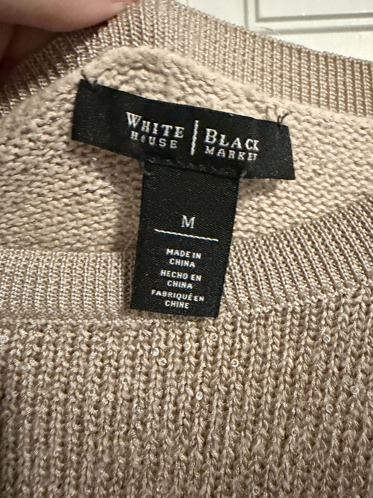 Other White House Black Market Two-Tone Knit Sweater Medium Size M / US 6-8 / IT 42-44 - 2 Thumbnail