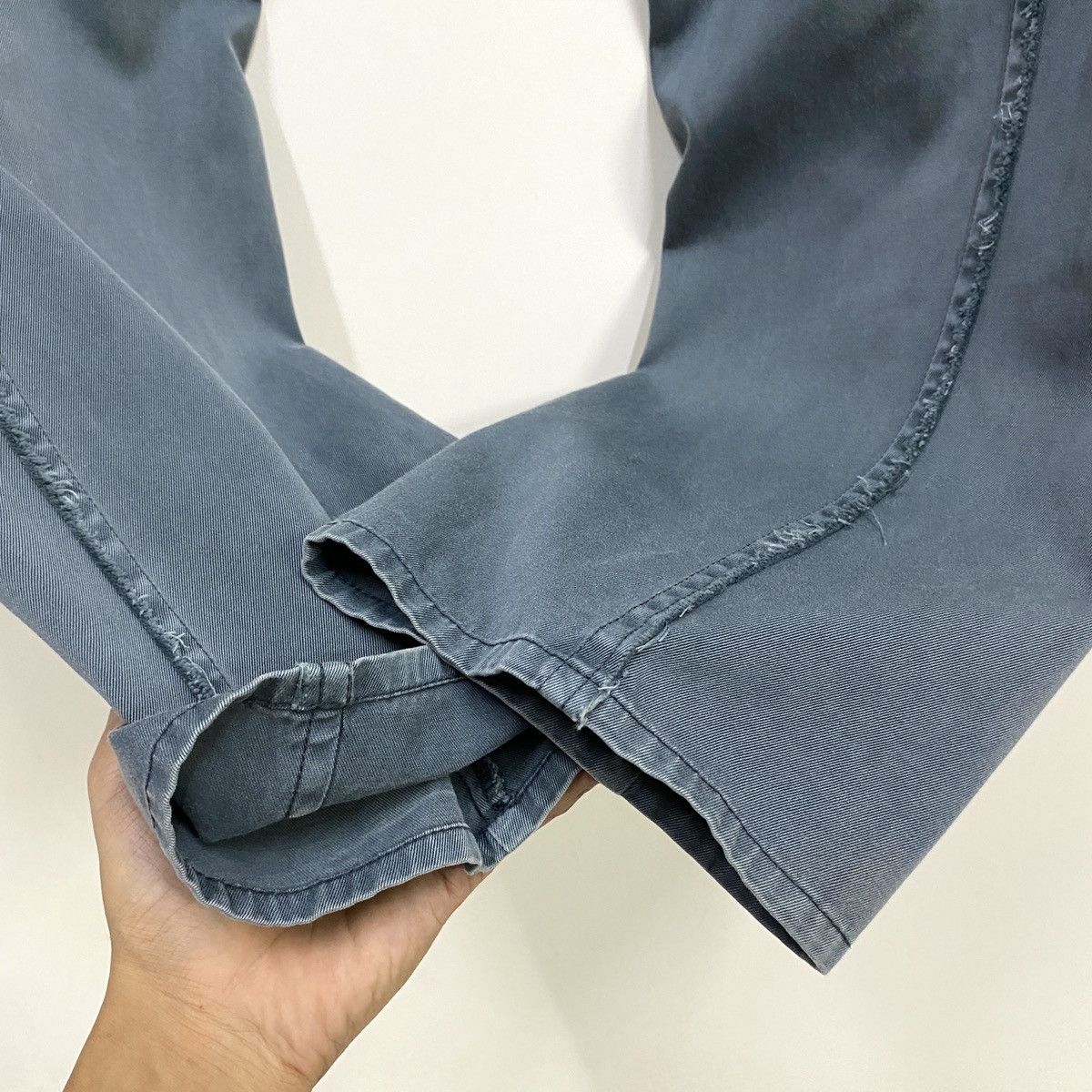 CABANE de ZUCCa × Issey Miyake × Zucca Zucca Trousers Distressed Streetwear Buckle Belted Waist Size US 30 / EU 46 - 6 Thumbnail