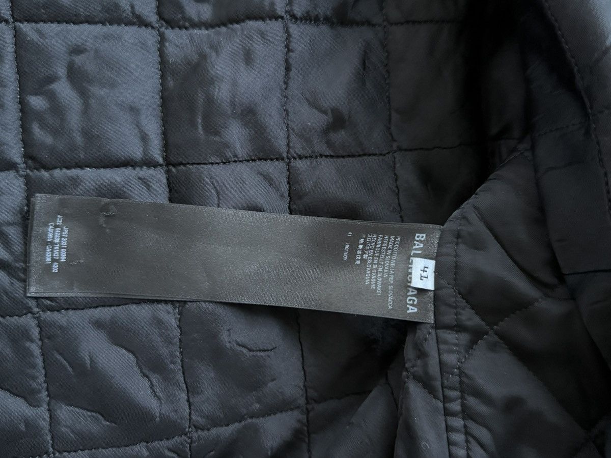 Balenciaga Oversize Padded Flannel Overshirt Size US XL / EU 56 / 4 - 7 Thumbnail