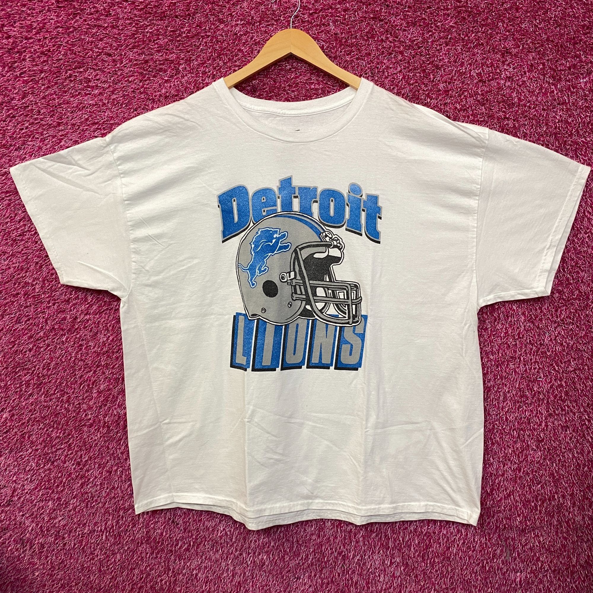 Junk Food Junk Food Clothing NFL Detroit Lions Throwback Helmet Logo T Size US XXL / EU 58 / 5 - 1 Thumbnail