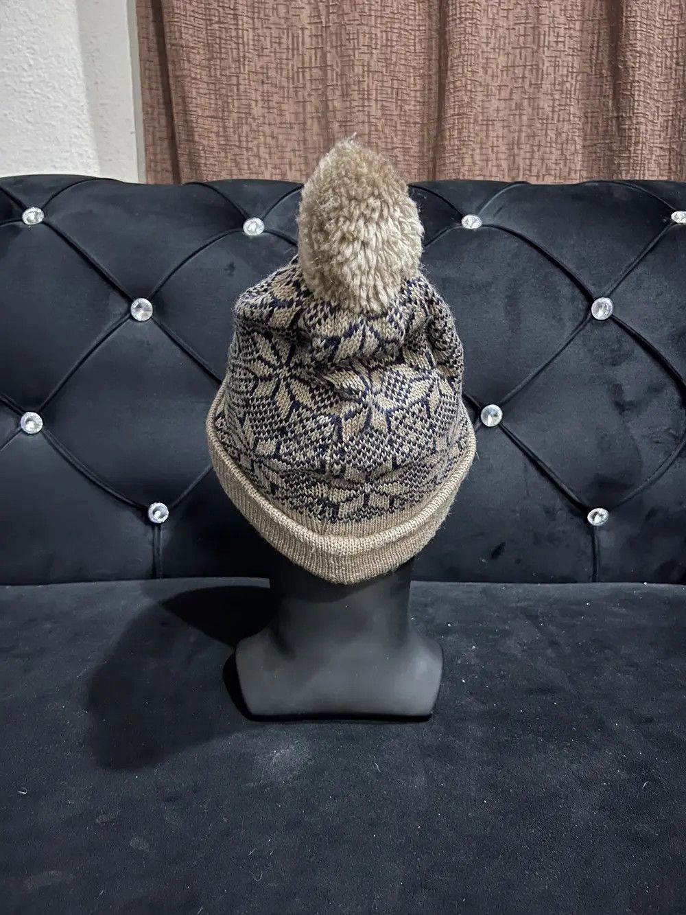 Japanese Brand Navajo Design Beanie Hat Size ONE SIZE - 4 Thumbnail