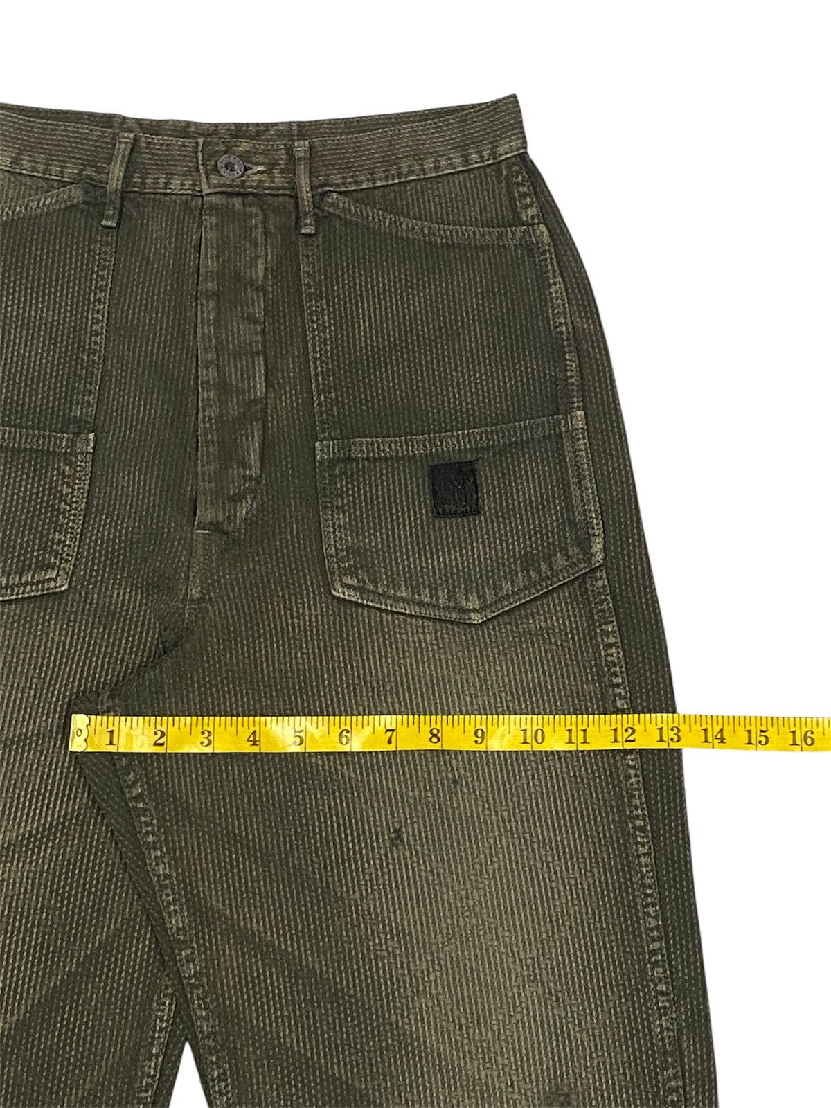 Kapital Kapital Kountry Sashiko Duck Fatigue Denim Pants Size US 30 / EU 46 - 15 Thumbnail