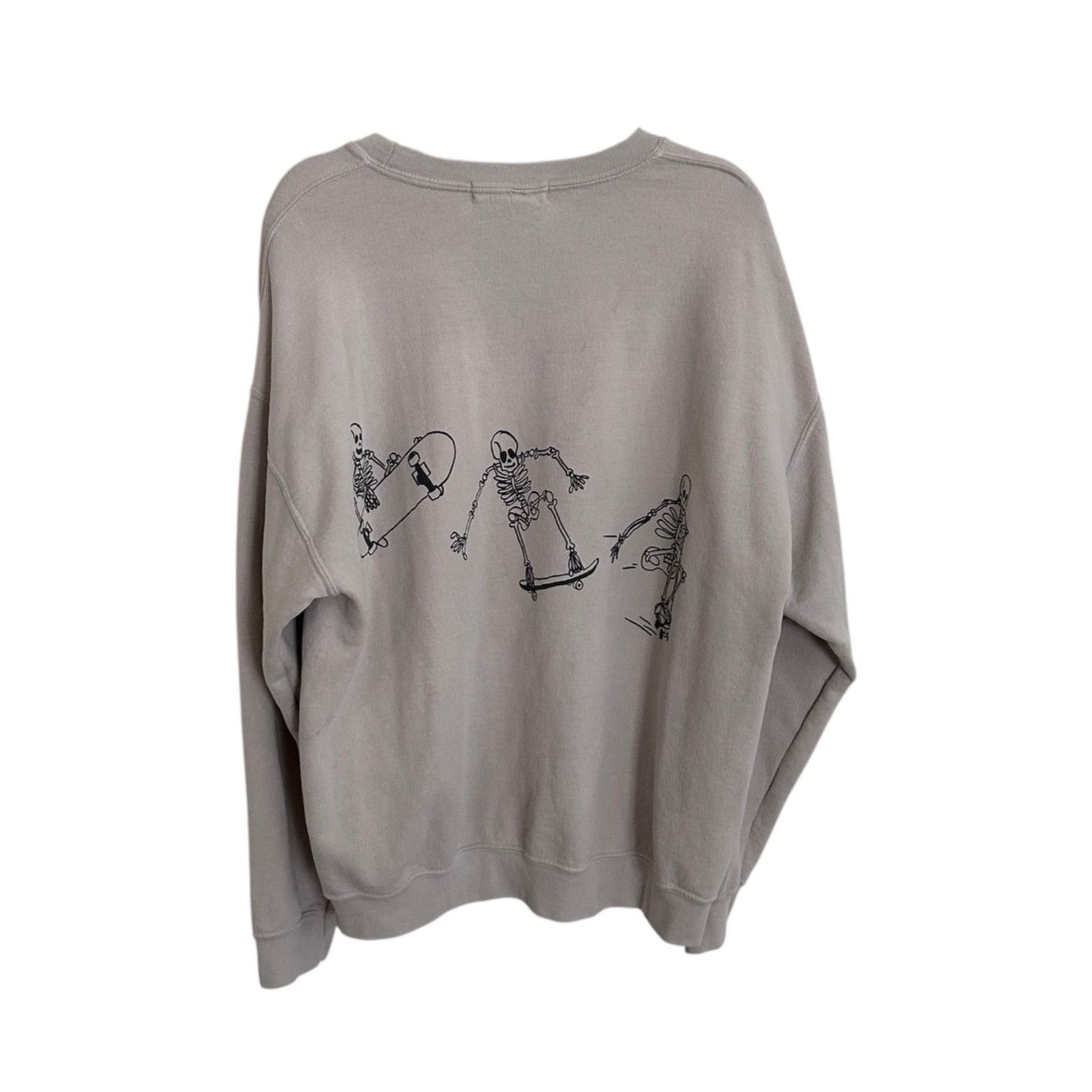 Urban Outfitters UO x Project Social T Skateboard Skeletons Sweatshirt L/XL Size L / US 10 / IT 46 - 2 Thumbnail