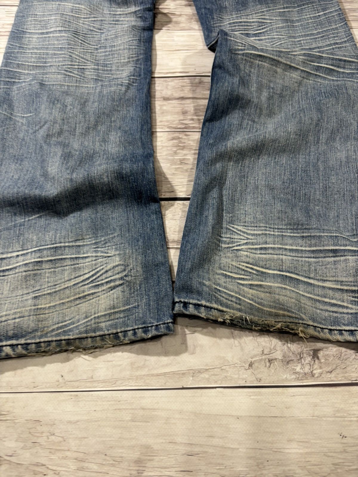 JNCO × Japanese Brand Vintage Baggy Rap sk8 Jnco Style Washed Jeans y2k Size US 32 / EU 48 - 6 Thumbnail