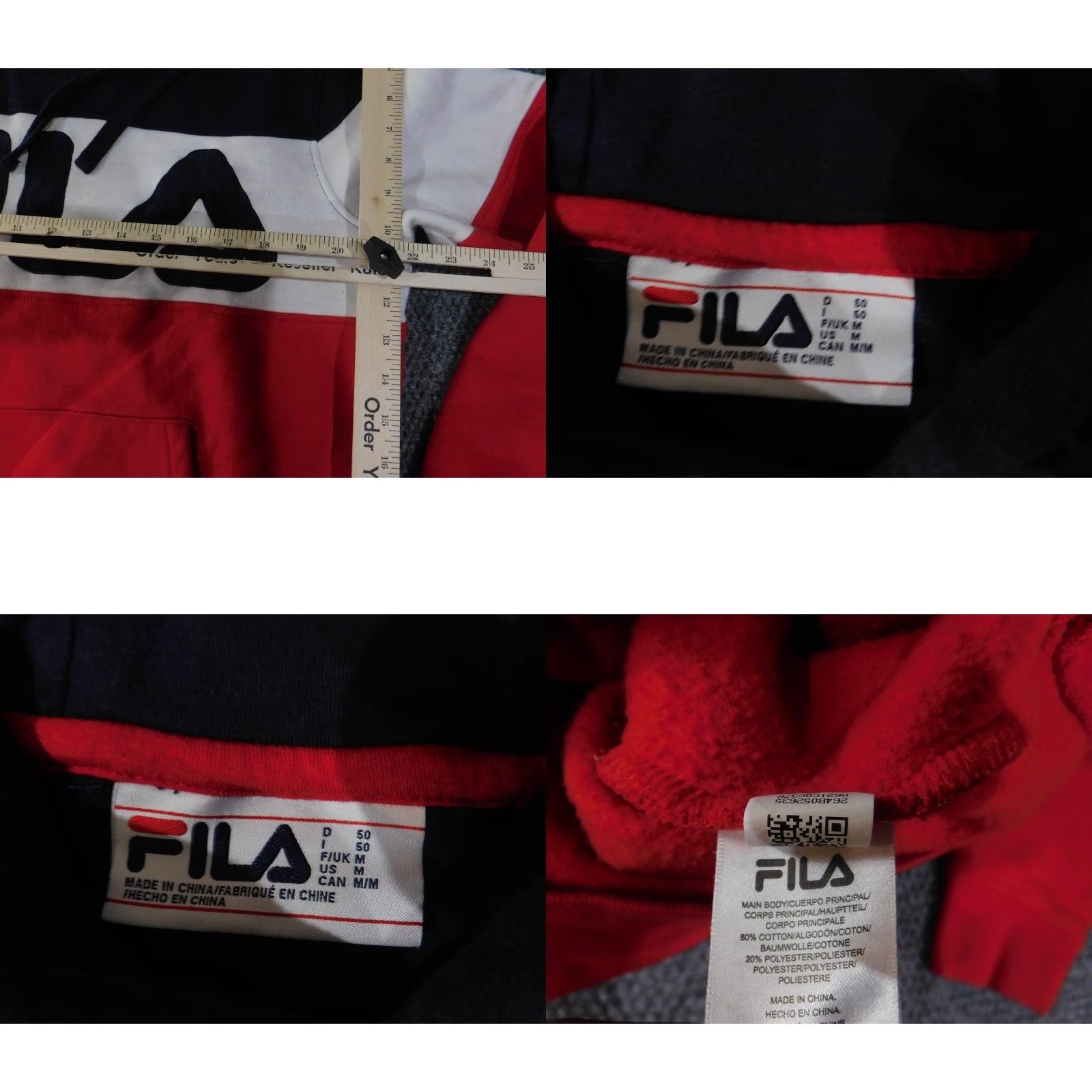Fila VINTAGE Size US M / EU 48-50 / 2 - 8 Thumbnail