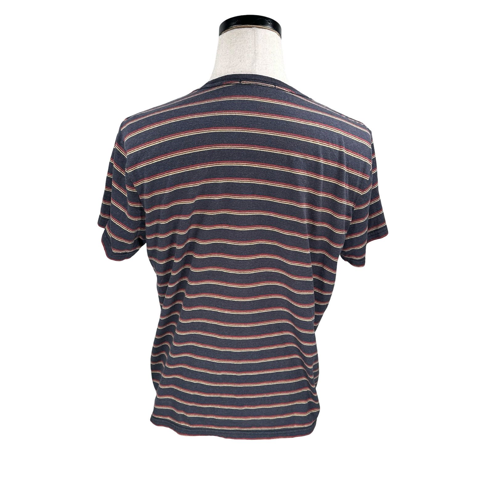 Marine Layer Marine Layer Re-Spun T-Shirt Men M/L Blue Striped Crew Neck Size US M / EU 48-50 / 2 - 5 Thumbnail
