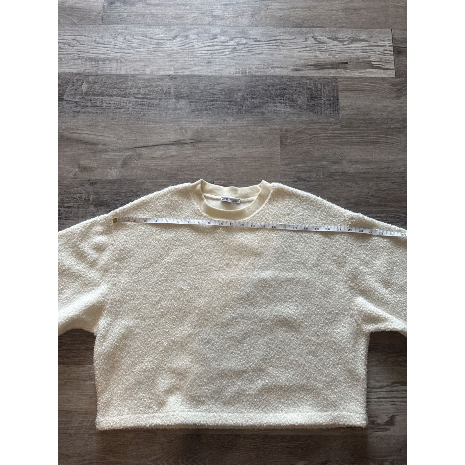 Zara Zara White Sweater Size L Brand New Without Tag Size L / US 10 / IT 46 - 3 Thumbnail