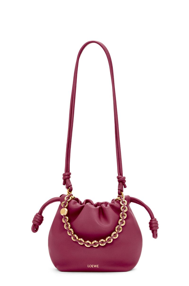 Loewe o1in1g0426 Size: OS / Mini Flamenco Purse Bag in Crimson Size ONE SIZE - 4 Thumbnail