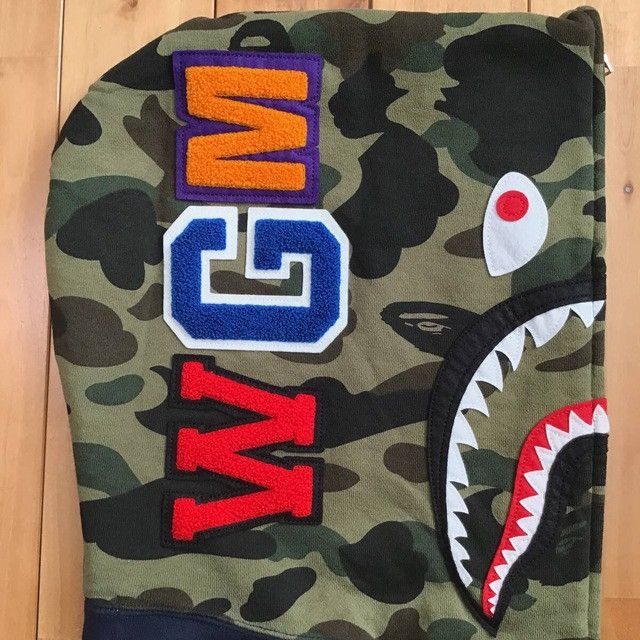 Bape BAPE camo x navy shark full zip hoodie a bathing ape Size US XL / EU 56 / 4 - 4 Thumbnail