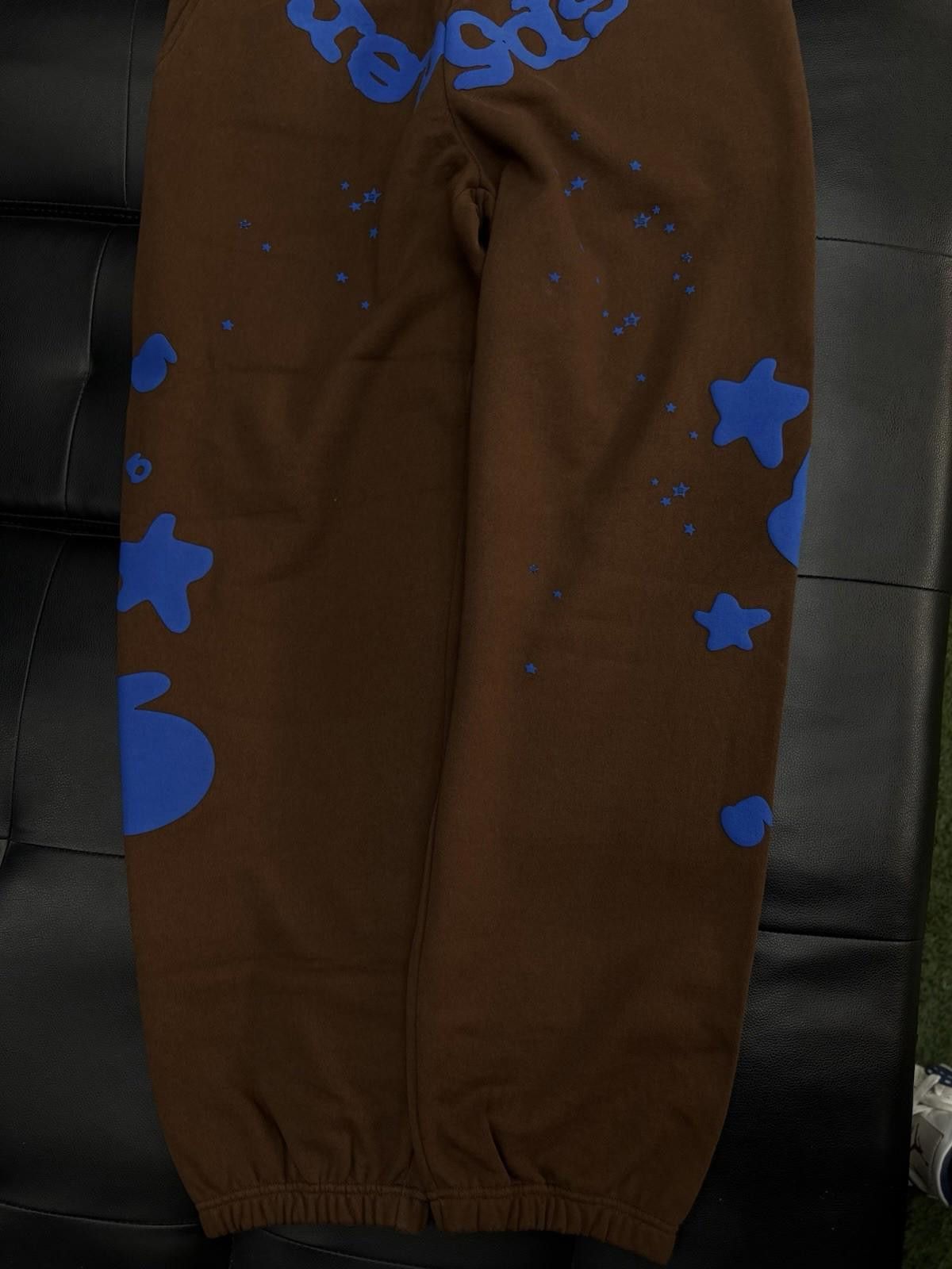 Other Size XL - Sp5der Worldwide Brown/Blue Sweats Authentic Size US 40 / EU 56 - 2 Thumbnail