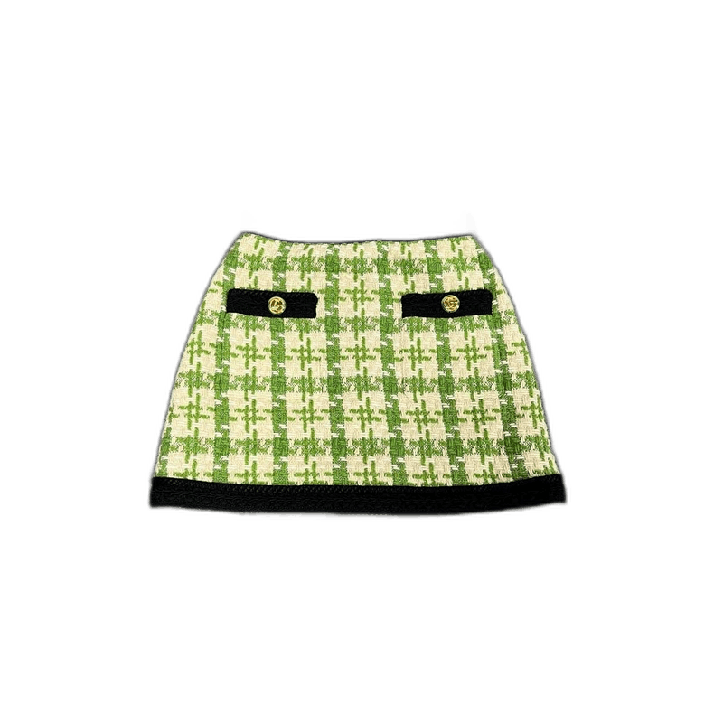 Gucci Gucci Wool Mini Skirt with Classic Design Size 36" / US 14 / IT 50 - 1 Thumbnail