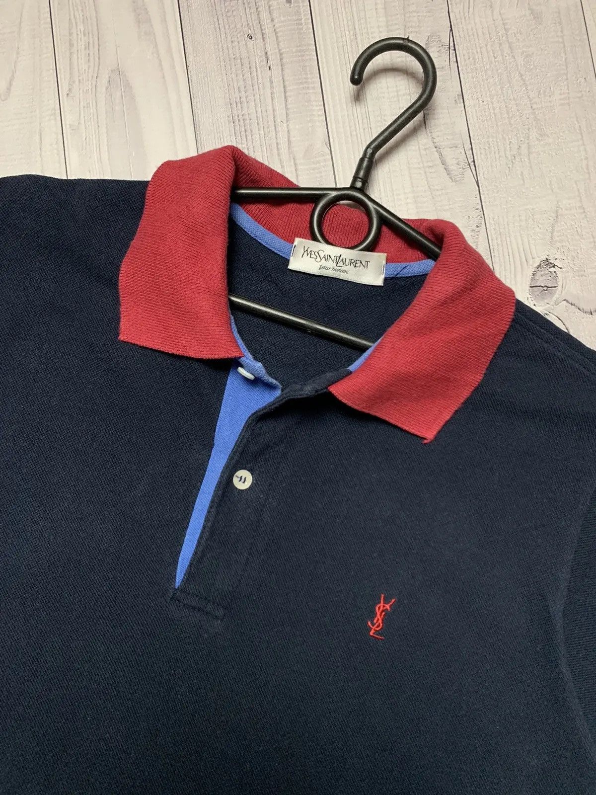 Yves Saint Laurent Vintage polo Yves Saint Laurent logo size M/L Size US L / EU 52-54 / 3 - 2 Thumbnail