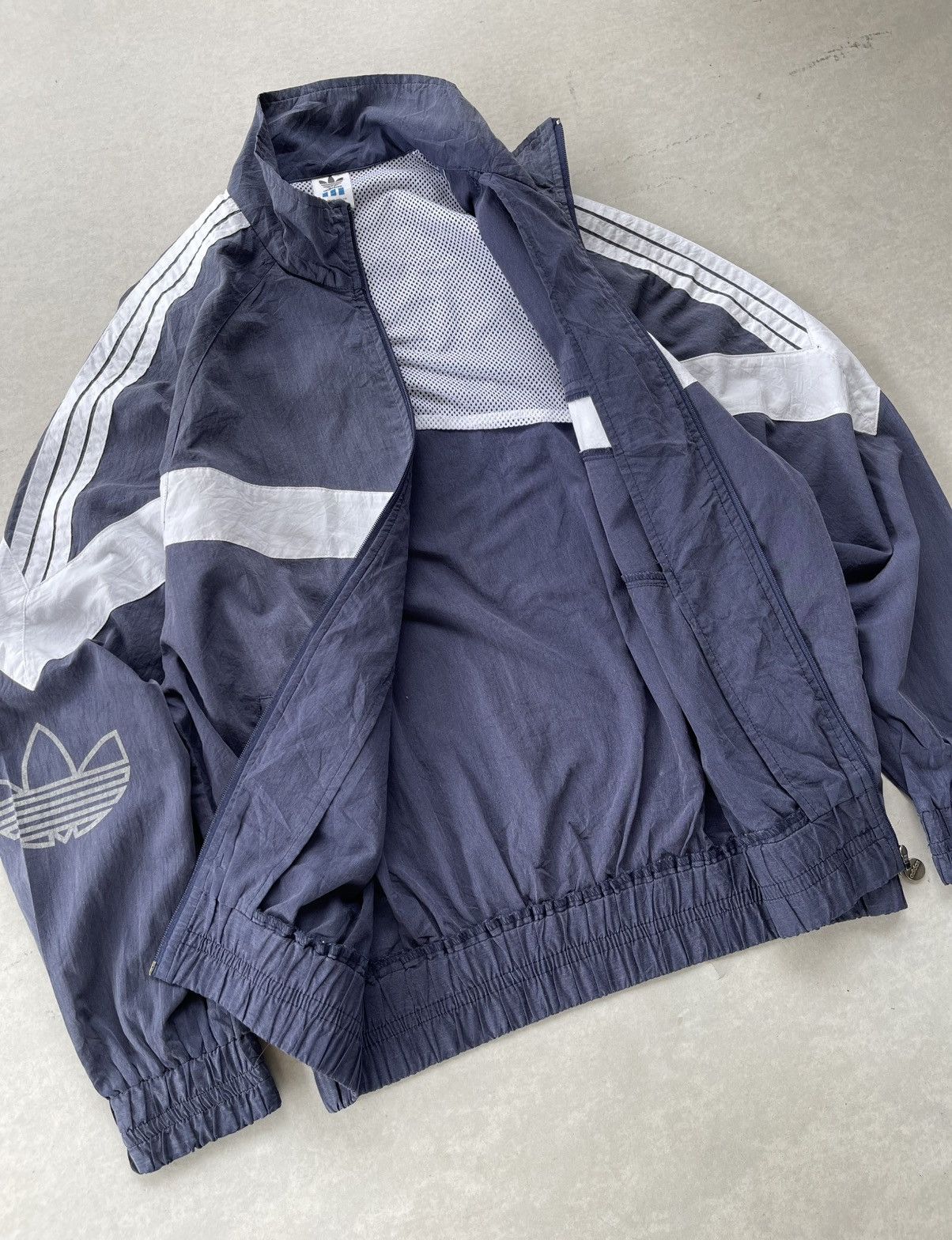 Adidas × Fucking Awesome 🔥Vintage Adidas Trefoil Embroidered Logo Jacket Size US L / EU 52-54 / 3 - 6 Thumbnail