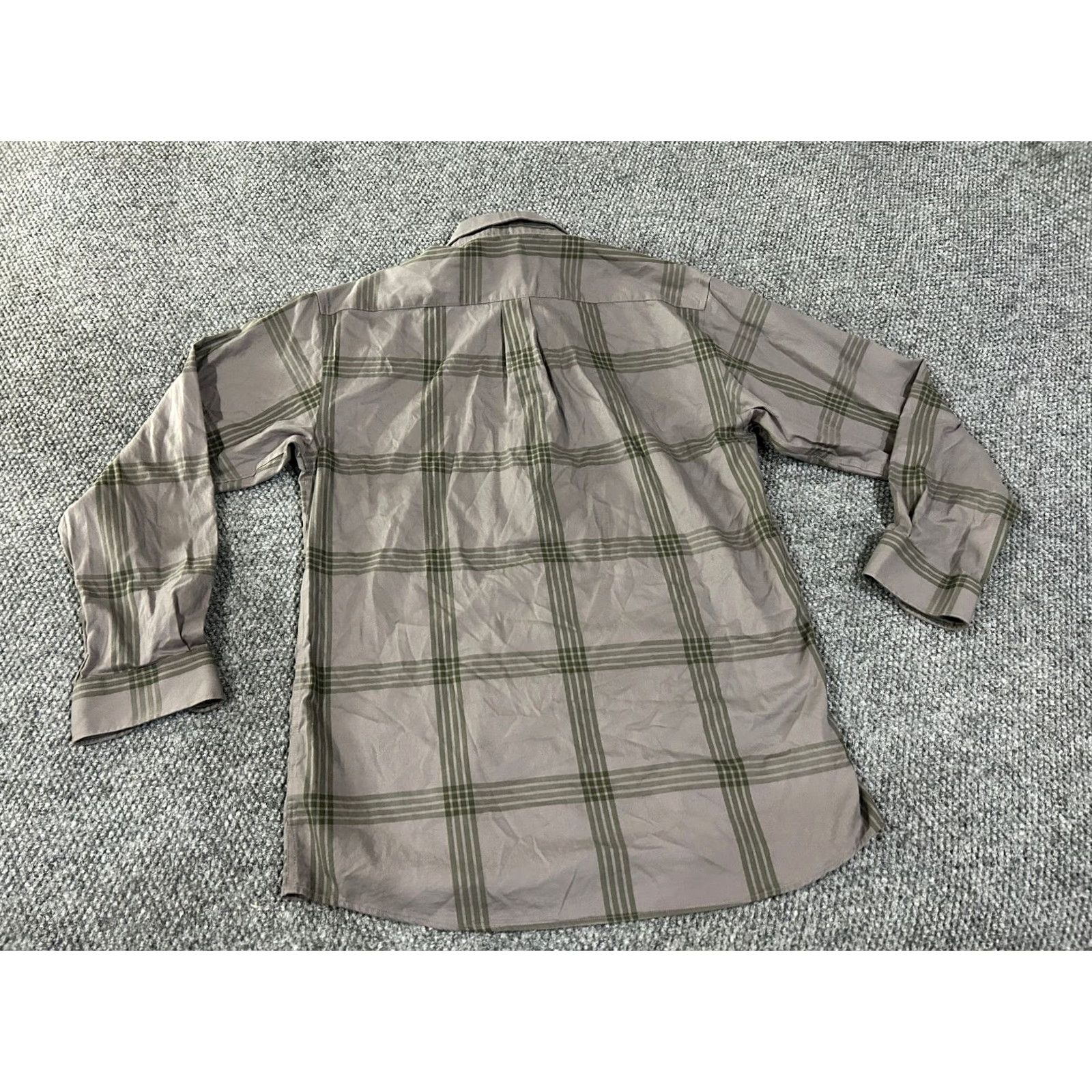 Vintage Southern Marsh Button-Up Shirt Mens M Gray Green Plaid Long Sleeve Casual Size US M / EU 48-50 / 2 - 7 Thumbnail