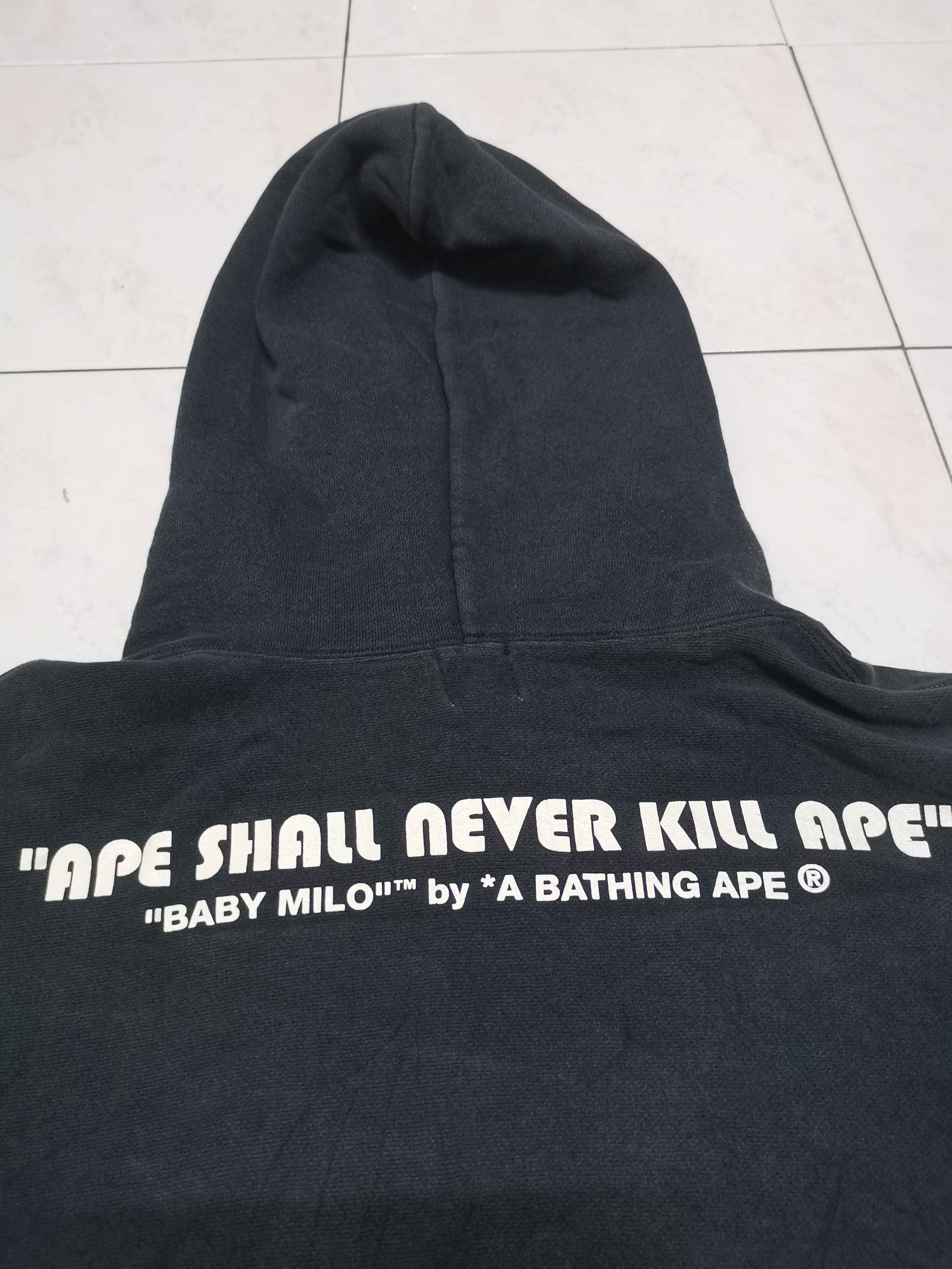 Bape Vintage bape army baby milo faded hoodie Size US XL / EU 56 / 4 - 7 Thumbnail