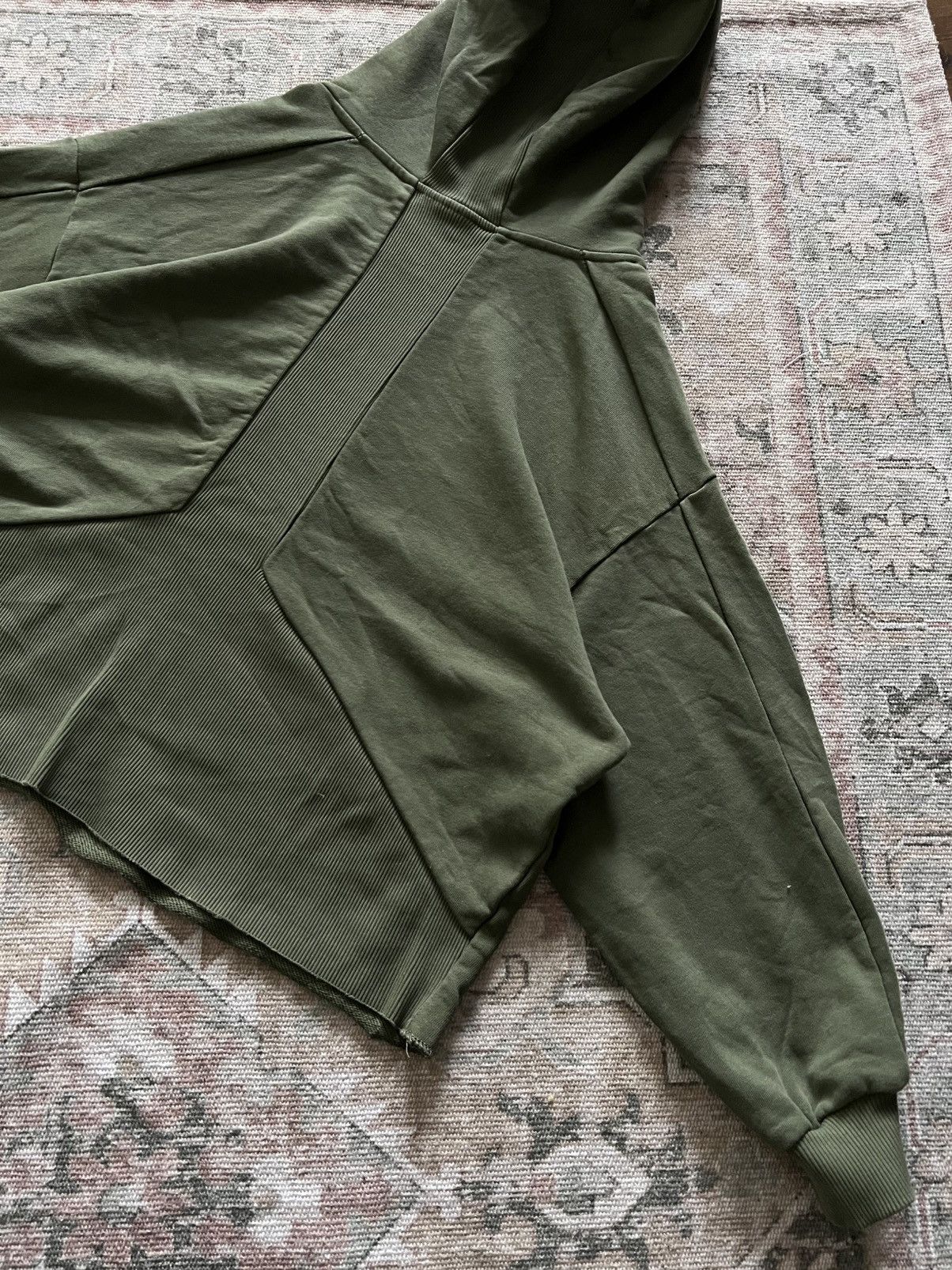 Thom Krom Thom Krom Green Cropped Hoodie Size M / US 6-8 / IT 42-44 - 5 Thumbnail