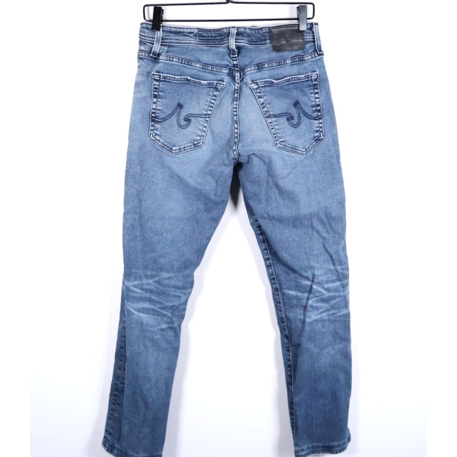 Vintage AG Adriano Goldschmied Everett Jeans Men's 30 Slim Straight Blue (31R Tag) Size US 30 / EU 46 - 2 Thumbnail