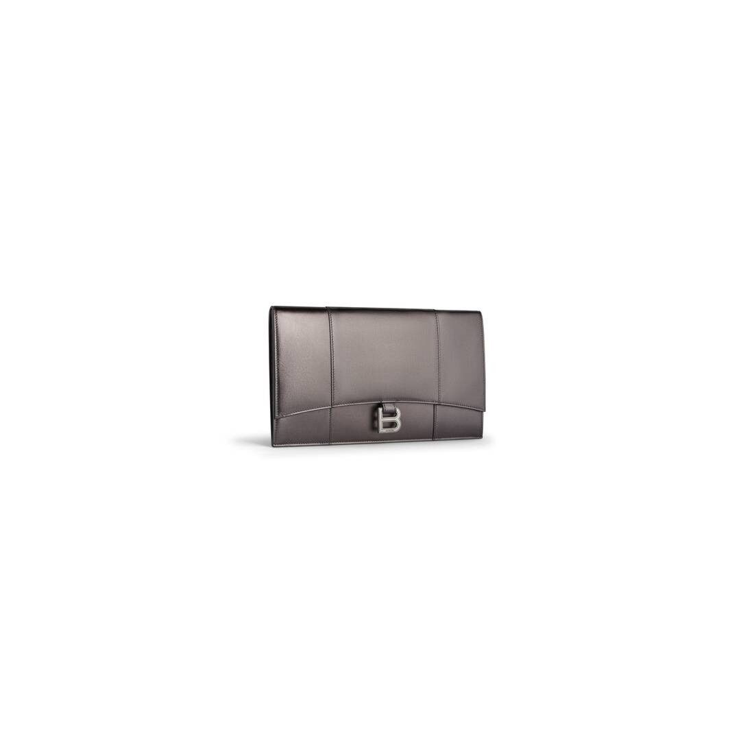 Balenciaga o1mt1gz0725 Size: OS / Hourglass Flat Pouch With Flap Size ONE SIZE - 2 Thumbnail