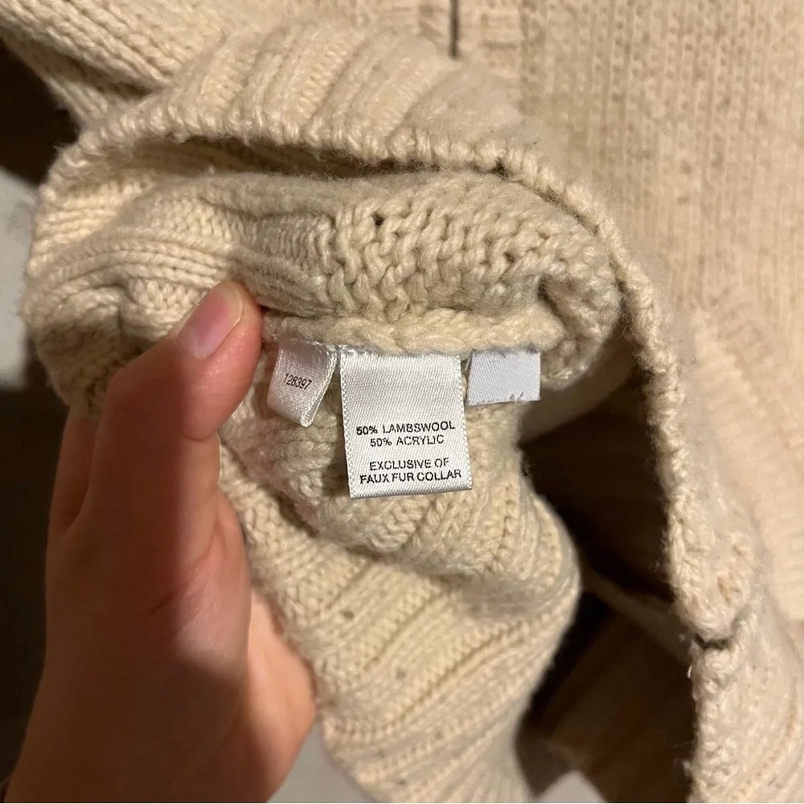 Ann Taylor Ann Taylor Loft Womens Zip Cardigan Sweater Lambswool S Size S / US 4 / IT 40 - 3 Thumbnail