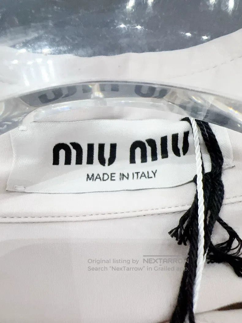 Miu Miu Miu Miu 42 24 spring and summer light pink shirt Size M / US 6-8 / IT 42-44 - 4 Thumbnail