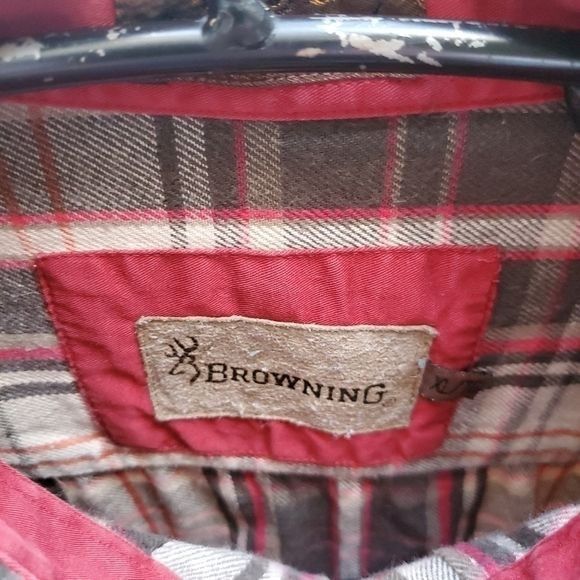 Vintage Browning Super Natural Fall Plaid Long Sleeve Casual Button Size US XL / EU 56 / 4 - 8 Thumbnail
