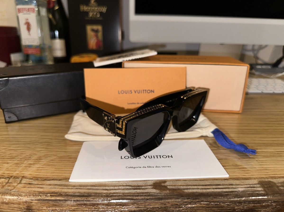 image of Louis Vuitton Millionaire Shades in Black, Men's