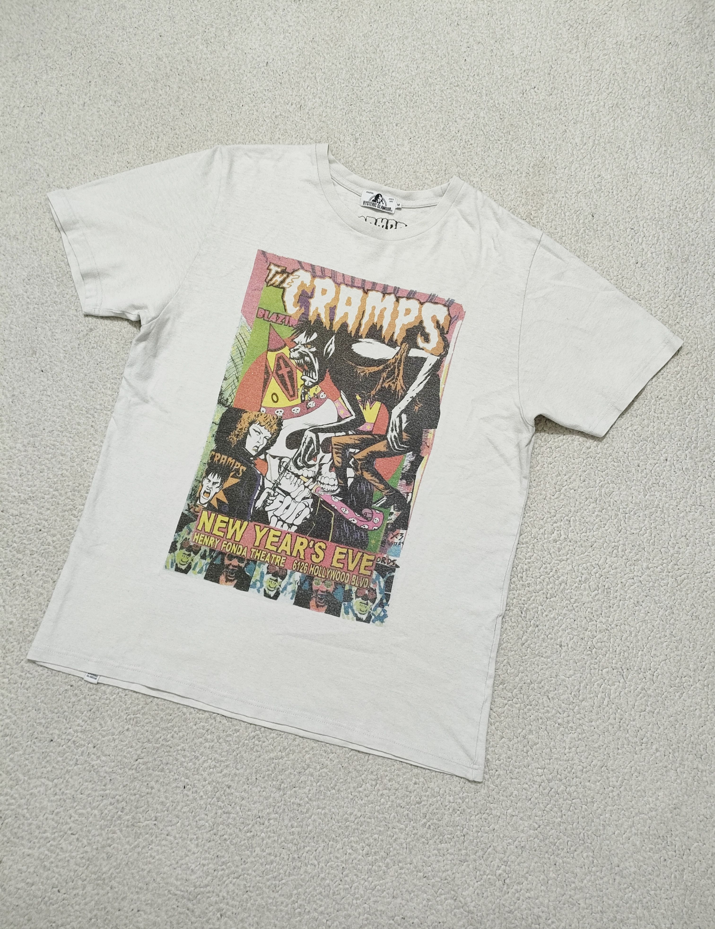 Band Tees THE CRAMPS × HYSTERIC GLAMOUR T-Shirt Size US M / EU 48-50 / 2 - 2 Thumbnail