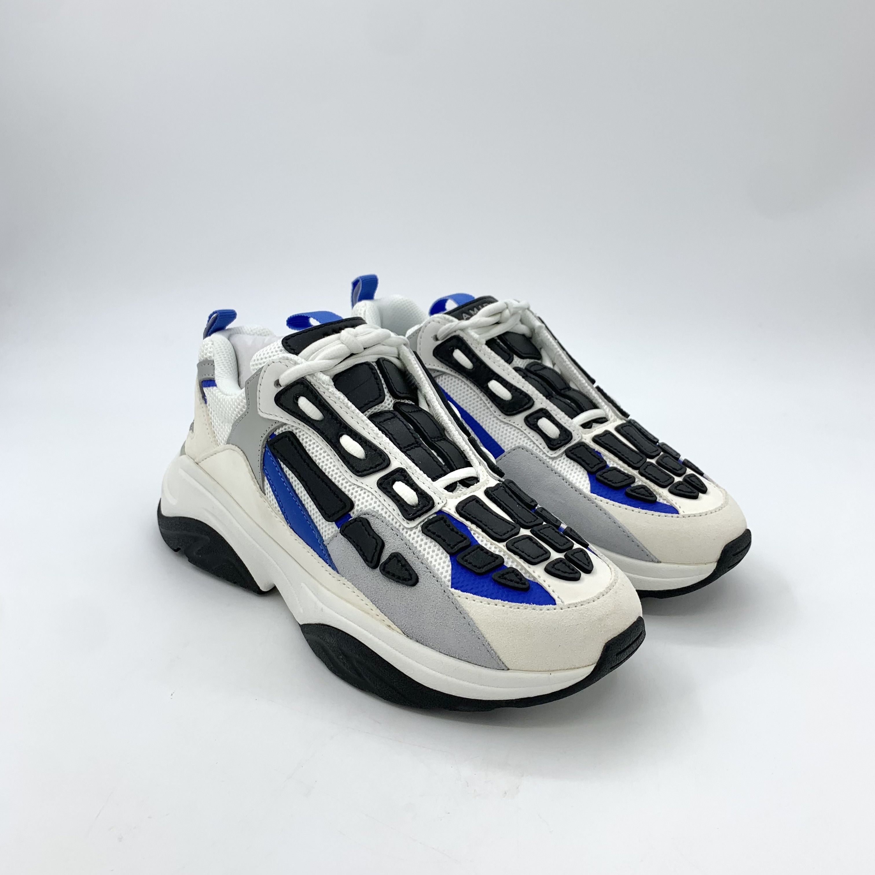 Amiri Amiri Runner Sneakers Mesh & Leather Upper Rubber Sole Size US 8 / EU 41 - 2 Thumbnail