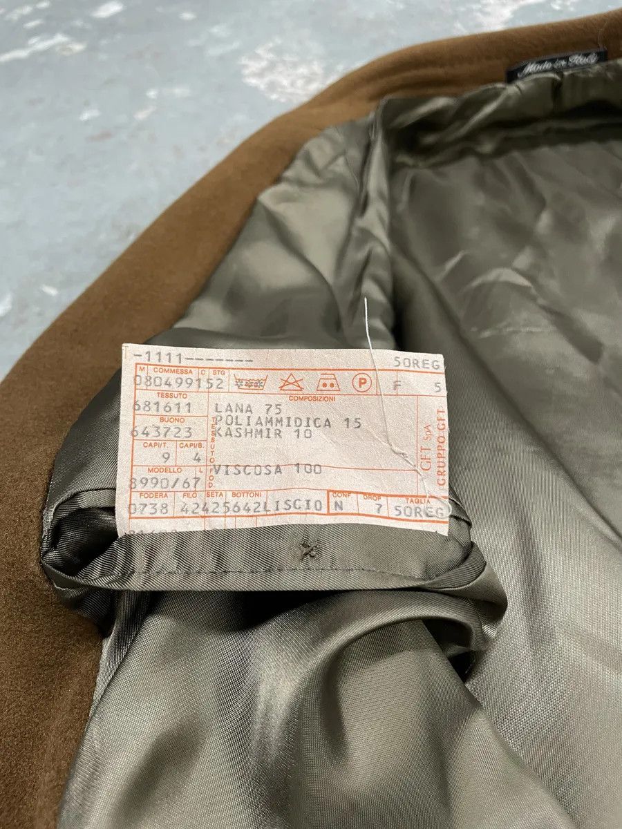 Emporio Armani 1990s Emporio Armani Camel Wool Trench Coat Size US L / EU 52-54 / 3 - 9 Thumbnail