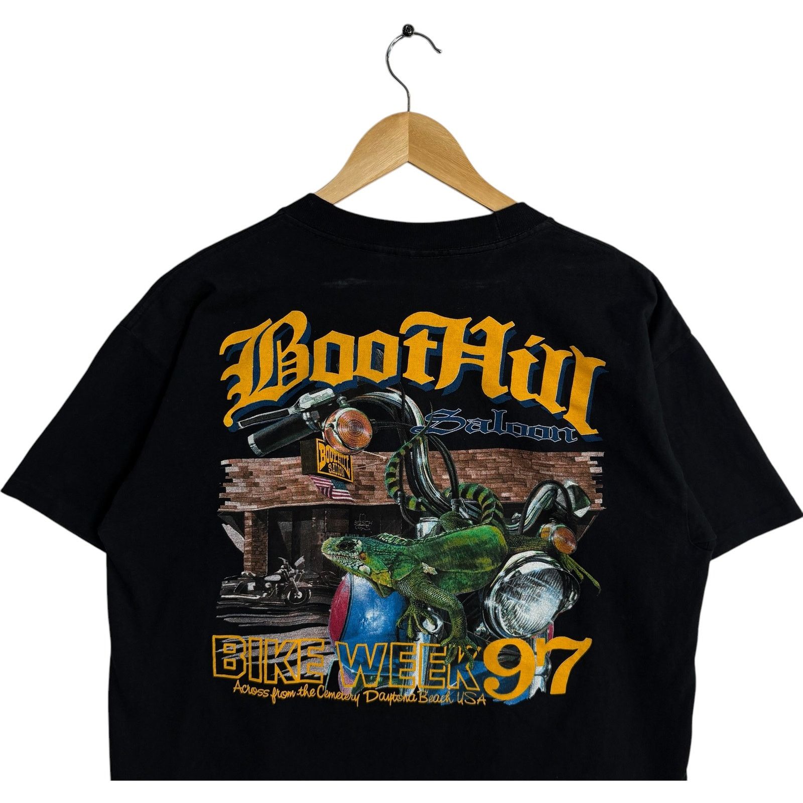 Vintage Vintage Boot Hill Saloon Bike Week Tee 1997 XL Size US XL / EU 56 / 4 - 6 Thumbnail