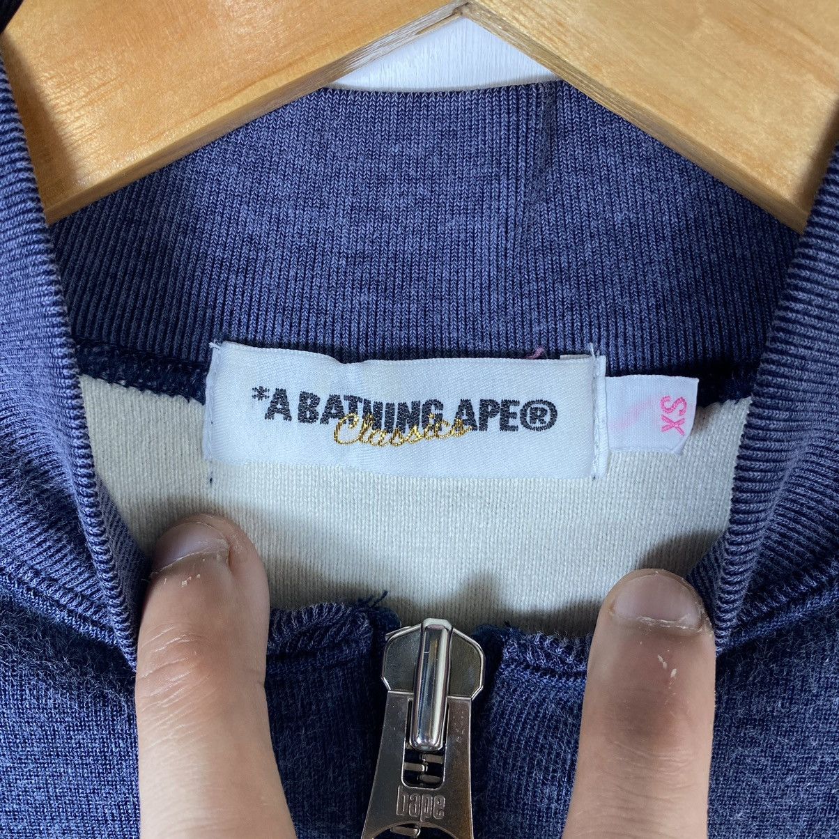 Bape × Nigo ASNKA INDIGO HALF ZIPPER SWEATSHIRT Size XS / US 0-2 / IT 36-38 - 11 Thumbnail
