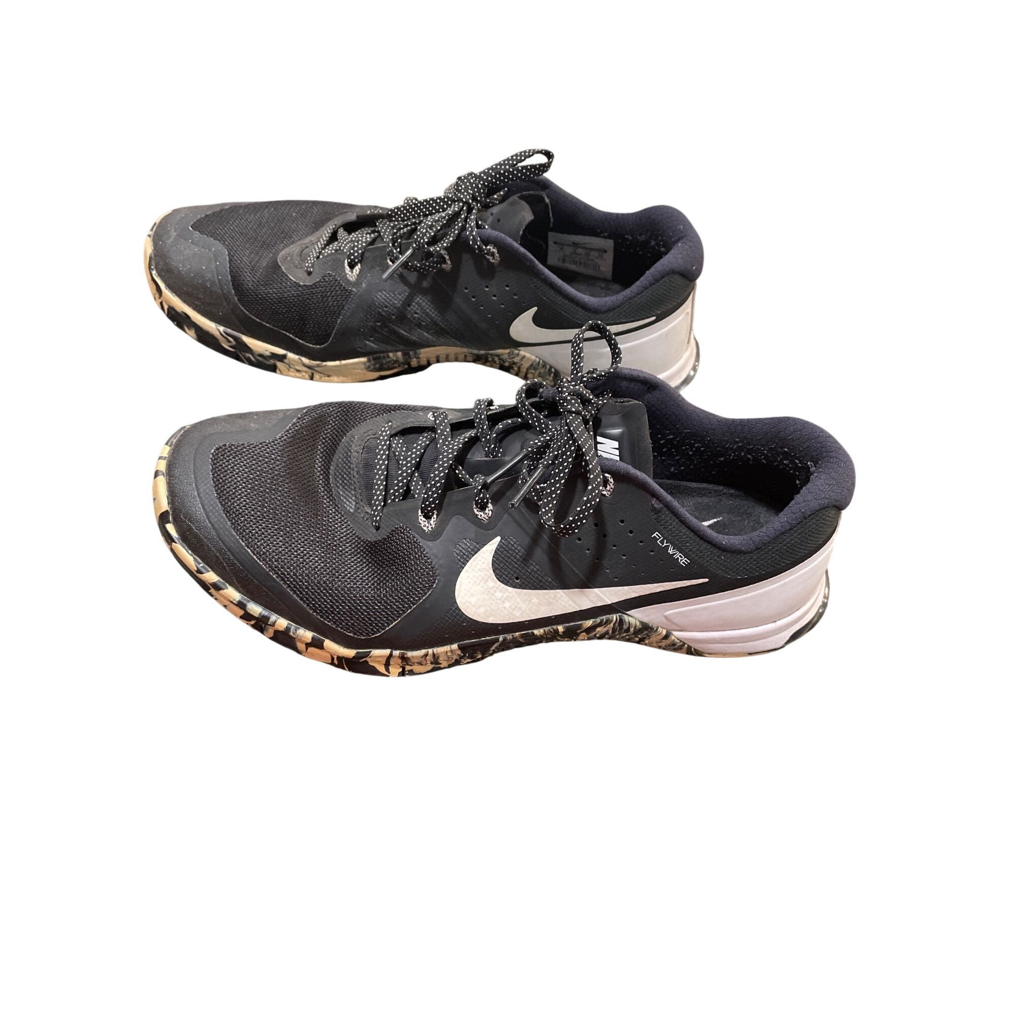 Nike Nike metcon 2 mens black white flywire canvas running sneake Size US 10 / EU 43 - 4 Thumbnail