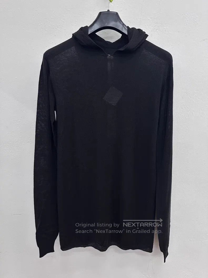 Rick Owens RICK OWENS Hooded Knit Sweater Size US S / EU 44-46 / 1 - 2 Thumbnail