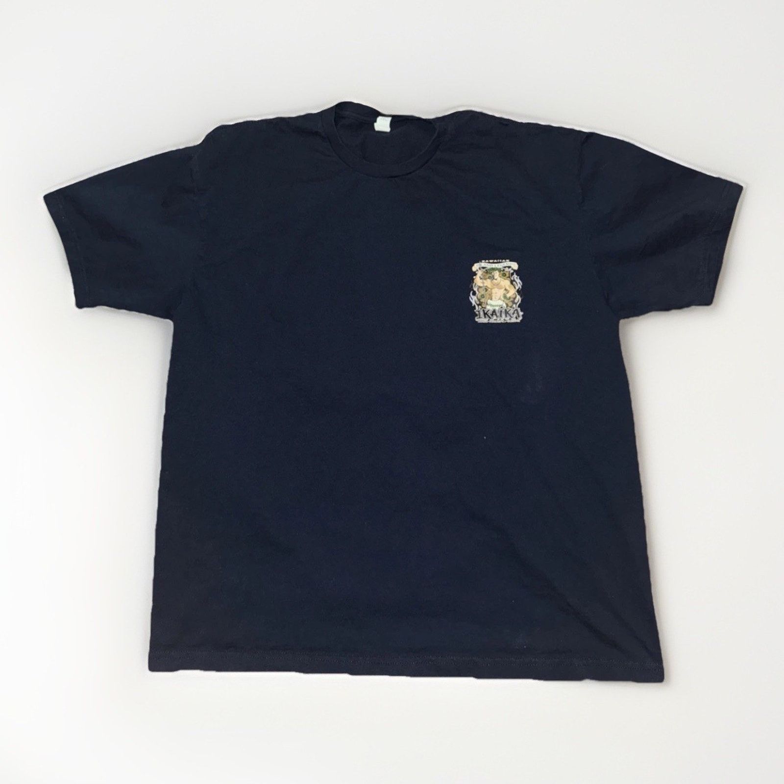 Band Tees × Vintage Hawaiian Island Legends Ikaika Warrior T-Shirt Blue XL 24x28 Size US XL / EU 56 / 4 - 3 Thumbnail