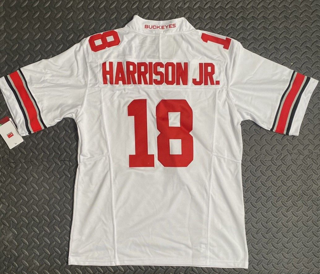 Other Men’s Ohio State Jersey - Marvin Harrison Jr. - #18 White Size US L / EU 52-54 / 3 - 1 Thumbnail