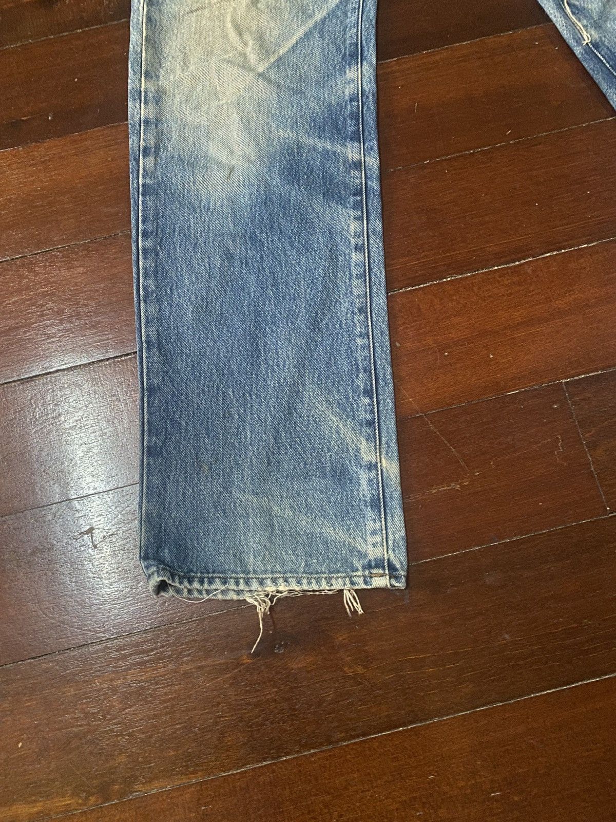 Japanese Brand 🔥Mega Rare🔥Japanese Bobson Distressed Denim Jeans mud wash Size US 33 - 7 Thumbnail