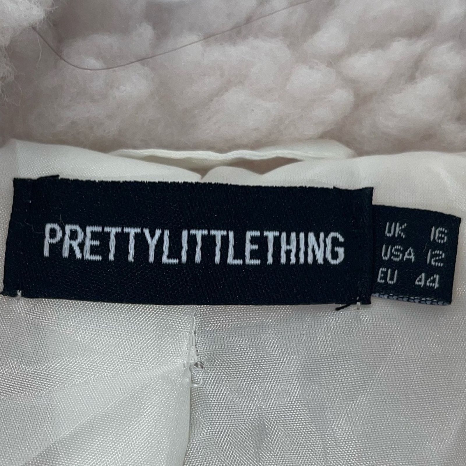 PrettyLittleThing Pretty Little Thing Faux Fur Puffy Jacket Sz 12 Size XL / US 12-14 / IT 48-50 - 5 Thumbnail
