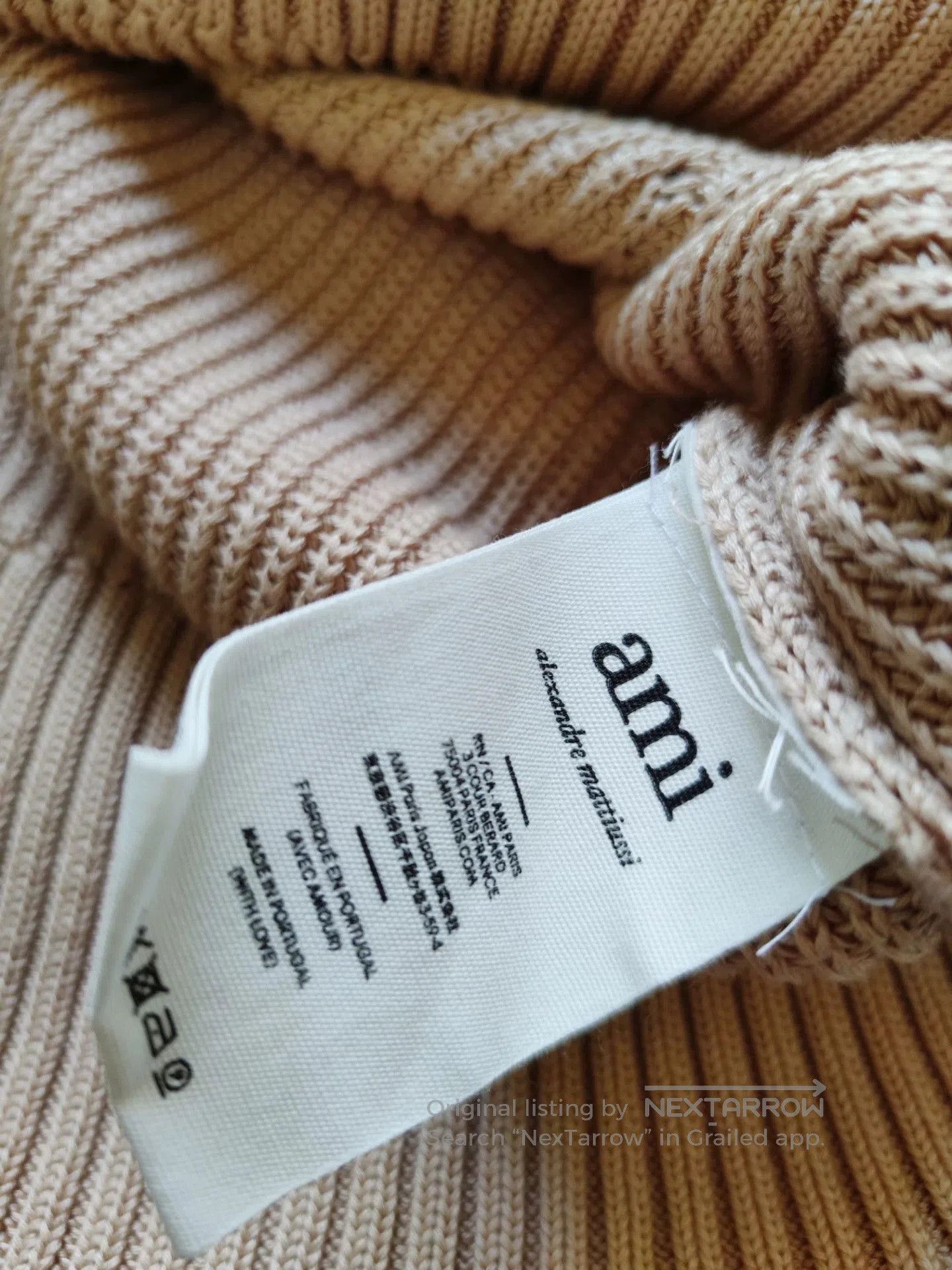AMI AMI Alexandre Mattiussi Knitted Fisherman Sweater. Size US M / EU 48-50 / 2 - 8 Thumbnail