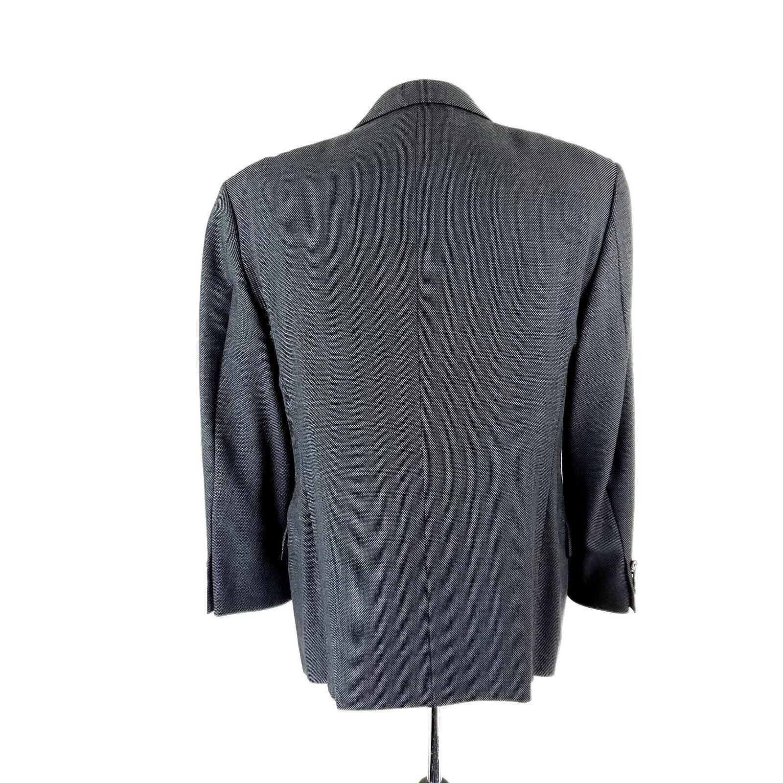 Joseph Abboud Joseph Abboud Nordstrom Wool 2 Button Blazer 40S Gray Birdse Size 40S - 5 Thumbnail