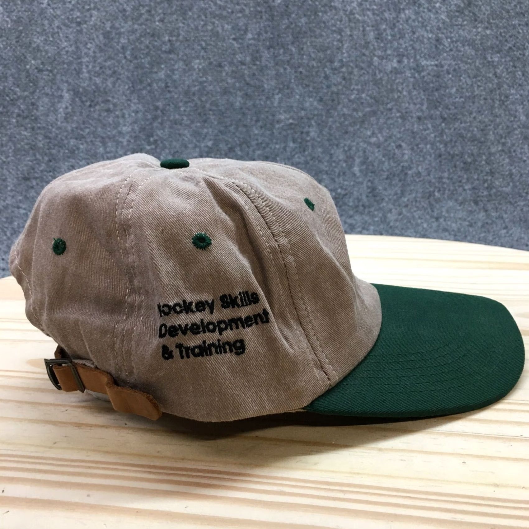 Vintage Outdoor Cap Planet Hockey Baseball Hat Men Brown OS Adjustable Embroidered Logo Size ONE SIZE - 5 Thumbnail