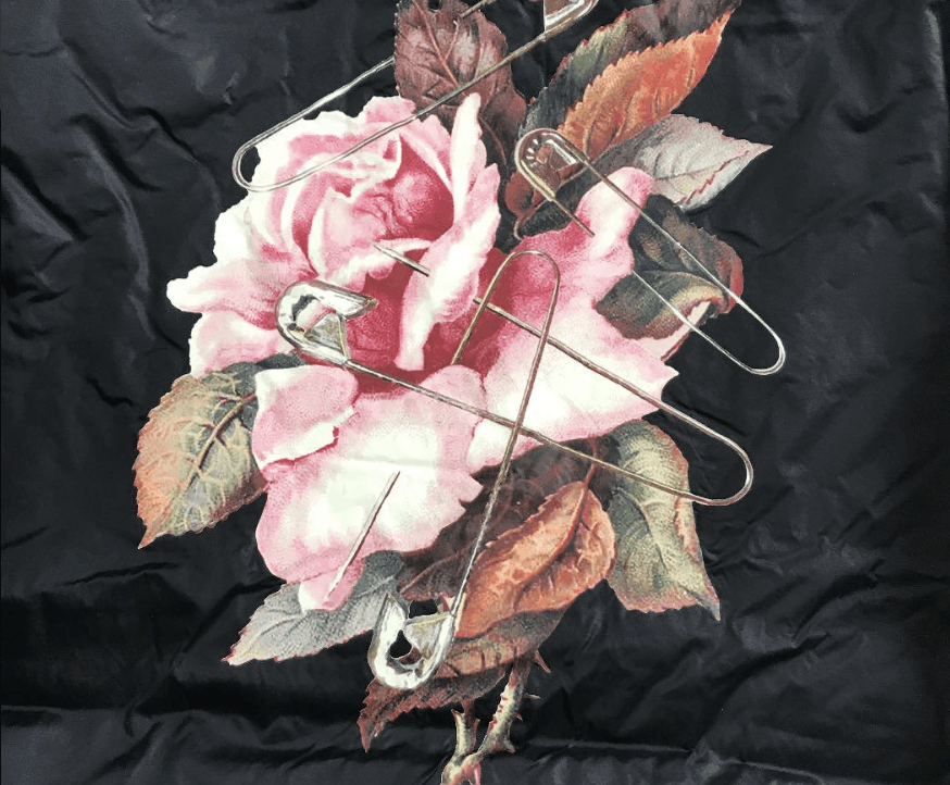 GU × Undercover UNDERCOVER × GU Flower Safety Pin Padded Nylon Coat Size US XL / EU 56 / 4 - 9 Thumbnail