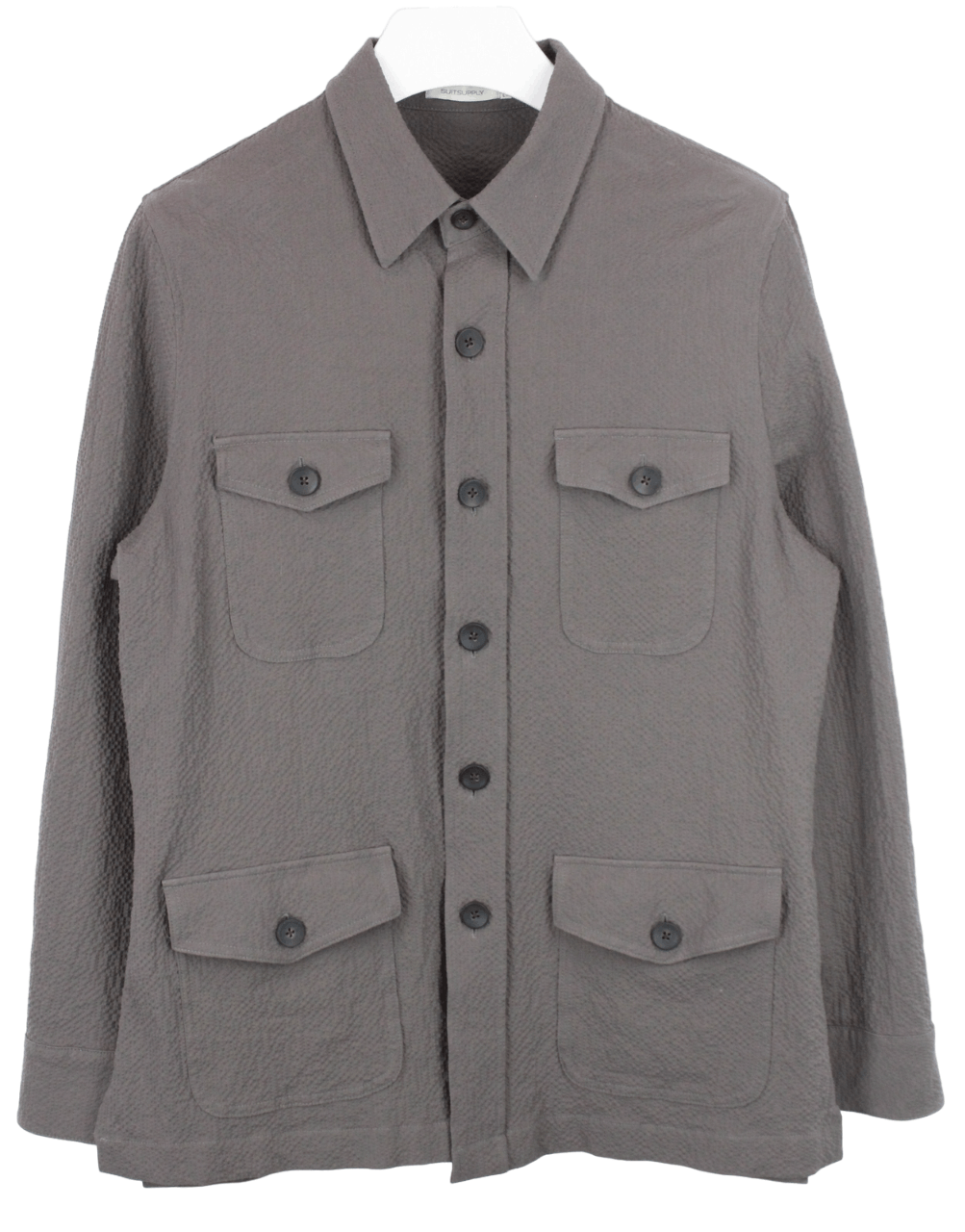 SUITSUPPLY William Jacket Men's UK 44 Seersucker Overshirt