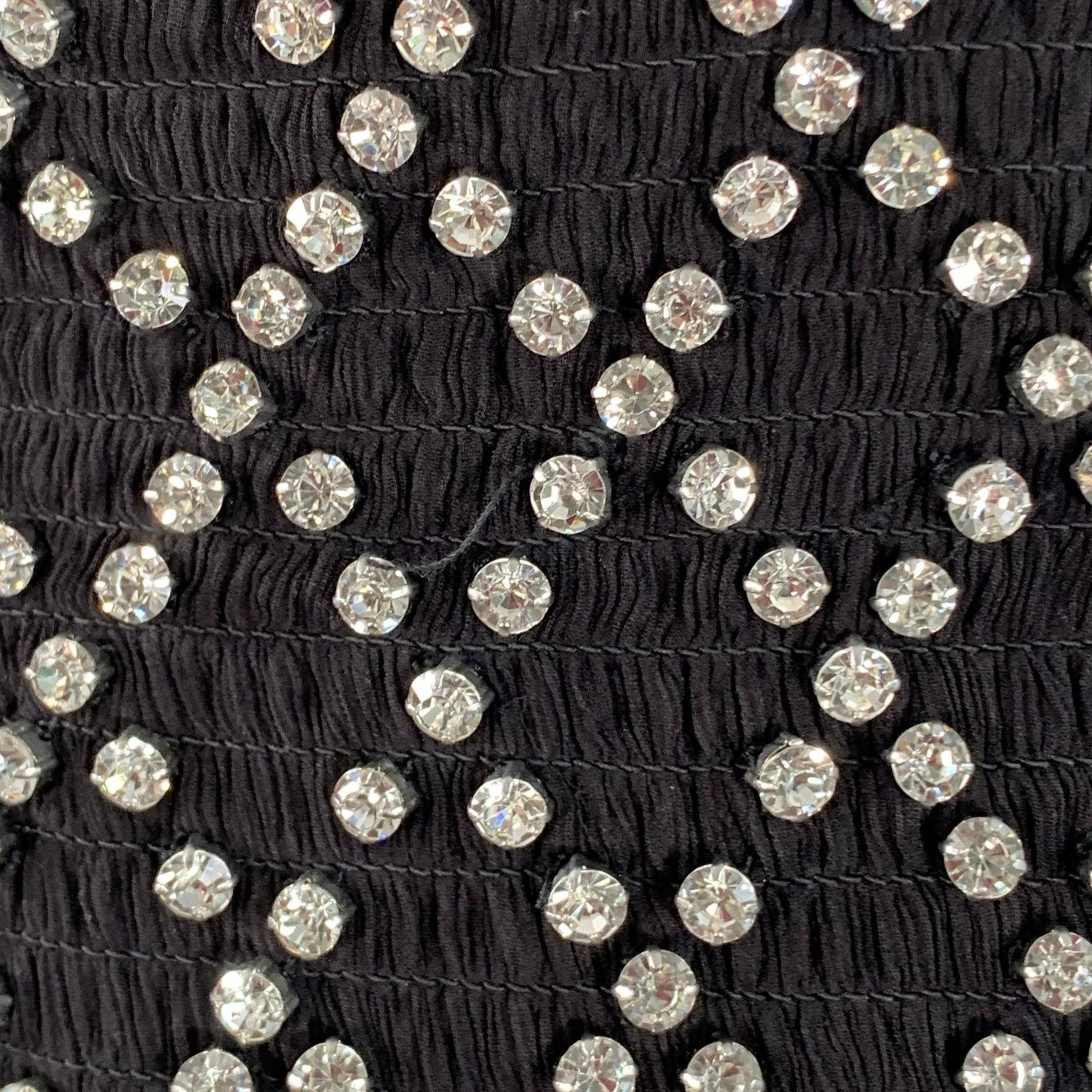 Retrofete RETROFETE Viscose Crystal Embellishment Strapless Dress Size S / US 4 / IT 40 - 5 Thumbnail