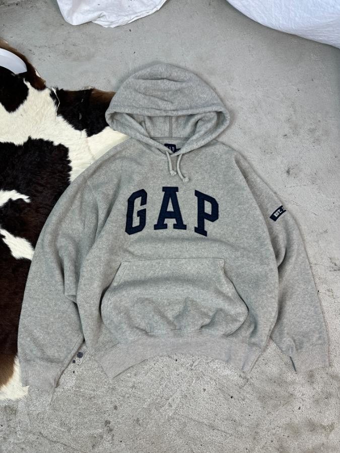 Gap × Vintage Vintage GAP Fleece Hoodie Size US S / EU 44-46 / 1 - 1 Thumbnail